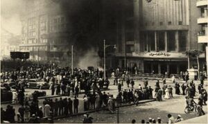 Khedivial operahus i brand