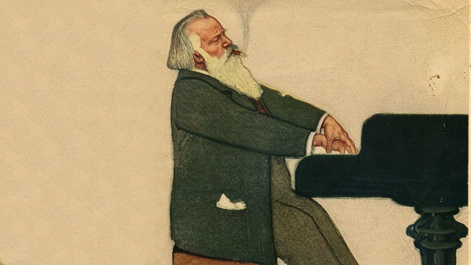 Johannes Brahms Cartoon