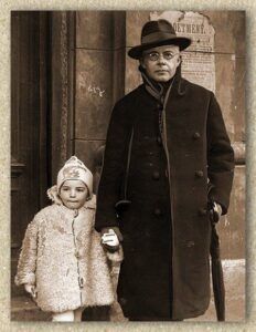 Béla Bartók med sin søn, Peter