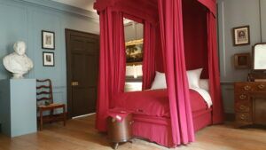 Georg Friedrich Händels soveværelse i Mayfair, London
