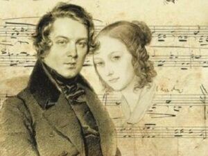 Clara og Robert Schumann med på noderne