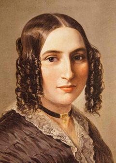 Komponisten Fanny Mendelssohn, søster til Felix Mendelssohn