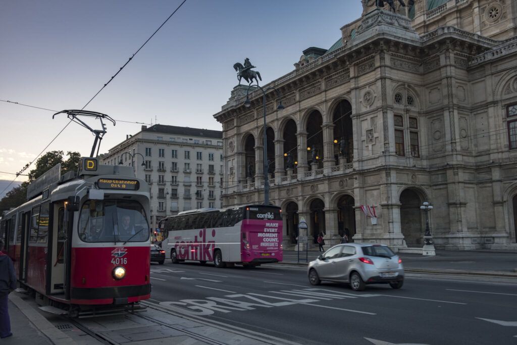 Own tram in Vienna