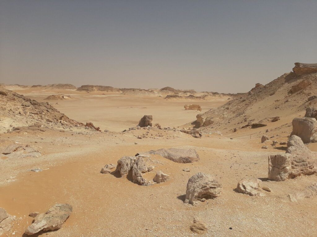 Den hvide ørken, Egypten