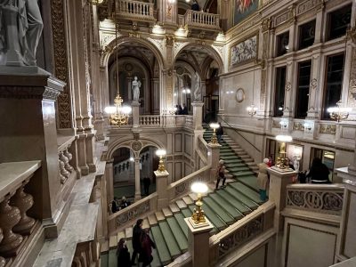 The interior of Wiener Staatsoper which we will visit 28th October 2023